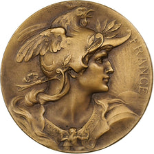 France, Medal, École des Beaux-Arts de Rouen, Bronze, Bottée, AU(55-58)