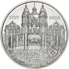 Austria, 10 Euro, Melk Abbey, Proof, 2007, Vienna, Srebro, MS(65-70)