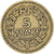 Moeda, França, 5 Francs, 1946