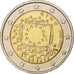 Ierland, 2 Euro, 30 ans du drapeau de l'UE, 2015, Bi-Metallic, UNC-