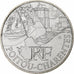 Francia, 10 Euro, Euros des régions, Poitou-Charente, 2011, Pessac, Argento