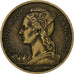 Madagascar, 10 Francs, 1953, Paris, Aluminum-Bronze, FR+, KM:6