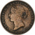 NUOVA SCOZIA, Victoria, Halfpenny, 1856, Heaton, Bronzo, BB