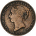 NOWA SZKOCJA, Victoria, Halfpenny, 1856, Heaton, Brązowy, EF(40-45)