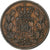 German States, Louis II, 2 Pfenning, 1869, Uncertain mint, Copper, AU(55-58)