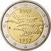 Finlandia, 2 Euro, 90th Anniversary of Independence, 2007, Vantaa, Bi-metallico