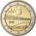 Luxemburgo, 2 Euro, Grand Duchess Charlotte Bridge, 2016, Utrecht, Bimetálico