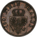 German States, PRUSSIA, Wilhelm I, 2 Pfenninge, 1870, Berlin, Copper, AU(55-58)