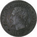 Francja, Napoleon III, Centime, Napoléon III, 1857, Rouen, Brązowy, AU(50-53)