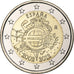 España, Juan Carlos I, 2 Euro, Introduction de l'euro, 2012, Madrid