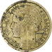 Frankreich, Franc, Morlon, 1935, Paris, Aluminum-Bronze, SS, KM:885