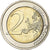 Bélgica, Albert II, 2 Euro, Human Rights, 2008, Brussels, Bimetálico