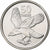 Botswana, 50 Thebe, Eagle, 2013, Royal Canadian Mint, Nickel Clad Steel, UNC-