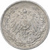 Alemanha, Wilhelm II, 1/2 Mark, 1906, Muldenhütten, Prata, EF(40-45)