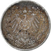 Alemanha, Wilhelm II, 1/2 Mark, 1918, Hamburg, Prata, AU(55-58)