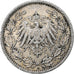 Alemanha, Wilhelm II, 1/2 Mark, 1918, Berlin, Prata, EF(40-45)