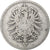 Alemania, Wilhelm I, Mark, 1874, Darmstadt, Plata, BC+, KM:14