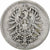 Alemania, Wilhelm I, Mark, 1876, Munich, Plata, MBC+, KM:14