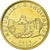 Albania, 10 Lekë, 2013, Brass plated steel, MS(63)