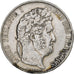 France, Louis-Philippe, 5 Francs, 1846, Paris, Silver, EF(40-45), Gadoury:678a