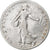 Francia, 50 Centimes, Semeuse, 1905, Paris, Plata, BC+, Gadoury:420