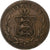 Guernsey, 8 Doubles, 1864, Heaton, Bronze, S+, KM:7