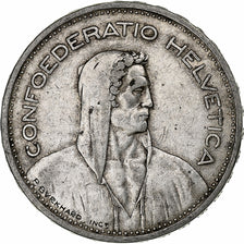 Szwajcaria, 5 Francs, Herdsman, 1933, Bern, Srebro, VF(20-25), KM:40