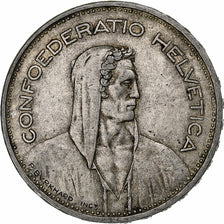 Switzerland, 5 Francs, Herdsman, 1935, Bern, Silver, VF(30-35), KM:40