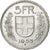 Suiza, 5 Francs, Herdsman, 1953, Bern, Plata, BC+, KM:40