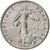 France, Demi Franc, Semeuse, 1988, Pessac, Nickel, AU(55-58), Gadoury:429