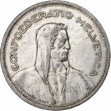 Switzerland, 5 Francs, Herdsman, 1954, Bern, Silver, VF(30-35), KM:40