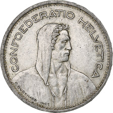 Zwitserland, 5 Francs, Herdsman, 1951, Bern, Zilver, FR+, KM:40