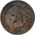 Estados Unidos, Cent, Indian Head, 1874, Philadelphia, Bronce, BC+, KM:90a