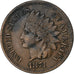 Stati Uniti, Cent, Indian Head, 1874, Philadelphia, Bronzo, MB+, KM:90a