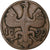 Duitse staten, City of Aachen, 12 Heller, 1792, Bronzen, FR, KM:51