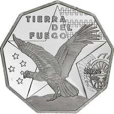 Argentina, 100 Pesos, Tierra del Fuego, 2023, Silver plated copper-nickel