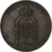 Svezia, Oscar II, 5 Öre, 1874, Bronzo, BB, KM:736