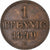 German States, HANNOVER, Ernst August, Pfennig, 1849, Copper, AU(55-58), KM:201