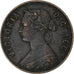 NEWFOUNDLAND, Victoria, Cent, 1865, London, Bronze, EF(40-45), KM:1