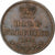 Reino Unido, Victoria, 1/2 Farthing, 1843, London, Cobre, MBC+, KM:738