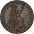 Wielka Brytania, George IV, 1/2 Penny, 1827, London, Miedź, AU(55-58), KM:692