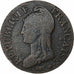 Francja, 5 Centimes, Dupré, AN 8/5, Paris, Miedź, VF(30-35), Gadoury:126a