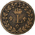 Frankrijk, Louis XVIII, Decime, 1815, Strasbourg, Bronzen, FR+, Gadoury:196