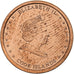 Cookeilanden, Elizabeth II, 5 Cents, 2010, Karlsfeld, Copper Plated Steel, PR+