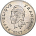 French Polynesia, 50 Francs, 1967, Paris, Nickel, MS(63), KM:7