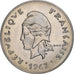 Nowa Kaledonia, 50 Francs, 1967, Paris, Proof, Nikiel, MS(64), KM:12a