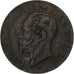 Italy, Vittorio Emanuele II, 2 Centesimi, 1867, Milan, Bronze, EF(40-45), KM:2