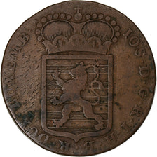 Luksemburg, Joseph II, Sol, 1786, Brussels, Miedź, VF(30-35), KM:11