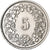 Switzerland, 5 Rappen, Libertas, 1933, Bern, Nickel, EF(40-45), KM:26