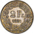 Zwitserland, 2 Francs, Helvetia, 1921, Bern, Zilver, PR, KM:21